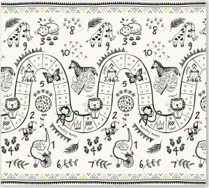 NukidoMata piankowa składana 200 x 180 x 1 cm Nukido NK-340 8