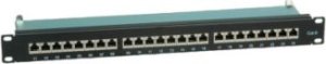 Triton VALUE Patch panel kat. 6 (klasa E) 19, 24 P, ekranowany, czarny 1