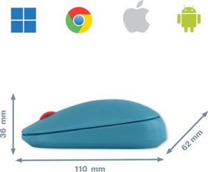 Mysz Leitz MYSZKA COSY NIEBIESKA 16