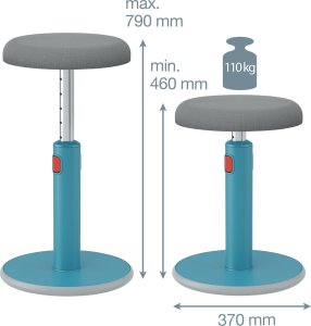 Leitz Sto�ek Leitz Ergo Cosy niebieski 2