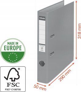 Segregator Esselte Ekonomiczny 2-ringowy A4 50mm czarny (81197) 4