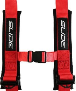 SLIDE_F Pasy sportowe SLIDE 4p 2" Red Homologacja E4 4