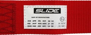 SLIDE_F Pasy sportowe SLIDE 4p 2" Red Homologacja E4 6