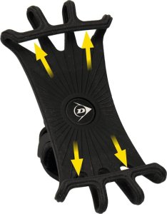 Dunlop UCHWYT ROWEROWY SILIKONOWY NA TELEFON DUNLOP OBRACANY 360 CZARNY 5