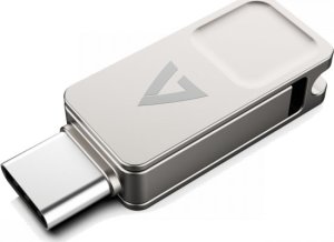 Pendrive V7 64GB TYPE-C+USB 3.2 GEN1 SILVER 1