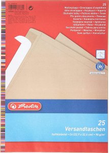 Herlitz Herlitz Versandtasche C4 90g  haftklebend          25er Pack 1