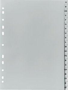 Herlitz Herlitz Register 20tlg A4 PP A-Z A4 2