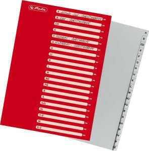 Herlitz Herlitz Register 20tlg A4 PP A-Z A4 3