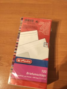 Herlitz Herlitz Briefumschlag DL selbstklebend m.Fenster  100er Pack 2