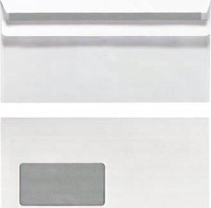 Herlitz Herlitz Briefumschlag DL selbstklebend m.Fenster  100er Pack 5