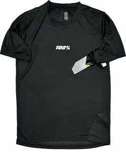 100% Koszulka męska 100% RIDECAMP Jersey krótki rękaw Black roz. M (WYPRZEDAŻ -50%) 1