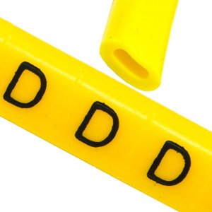 Ergom Oznacznik przewodów OZ-0 D żółte 100szt 1