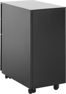 Beliani Szafka biurowa metalowa czarna BOLSENA 6