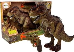 LeanToys Tyranozaur z pistoletem 1