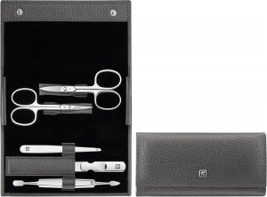 Zwilling Zestaw podróżny Zwilling Classic Inox  szare, skórzane etui, 5 elementów 1