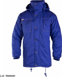 Polstar OSPR - BRIXTON SNOW KURTKA PARKA, POLIESTER/BAWEŁNA (65% /35%), 290G/M2, - czarno-czerwony (cc) S 1