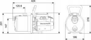 Grundfos WATER PUMP JP 5-48 S-BBVP 2