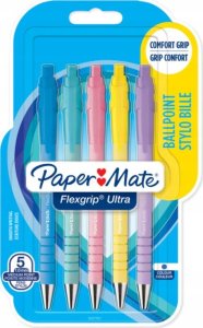 Paper Mate PAPER MATE Kugelschreiber Flexgrip Ultra Pastel. M blau  5er Blister 1