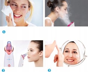 SkinClear ODKURZACZ WĄGRÓW ZASKÓRNIKÓW MIKRODERMABRAZJA 5