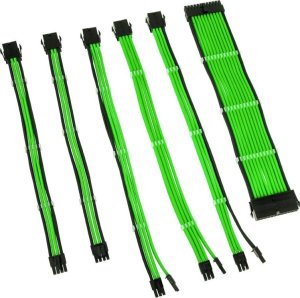 Kolink Kolink Core Adept Braided Cable Extension Kit - Green 1