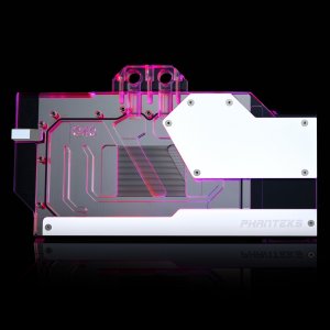 Phanteks PHANTEKS Glacier G40 RTX 4090 Waterblock with Backplate for MSI, D-RGB - white 3