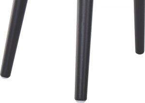 Beliani Stołek ze schowkiem welurowy czarny MALLARD 7