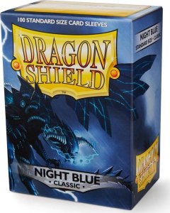 Dragon Shield Koszulki PREMIUM na karty talię Pokemon MtG Magic Classic Dragon Shield Sleeves protektory Night Blue (100 sztuk) 1