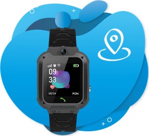 Calmean CALMEAN Child Watch Easy, IP67, czarny 2