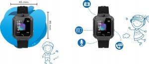 Calmean CALMEAN Child Watch Easy, IP67, czarny 5