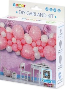 GoDan Girlanda balonowa DIY Baby Pink 65 balonów + ta¶ma 1