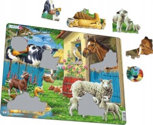 Teka Układanka Zwierzęta hodowlane Maxi 2