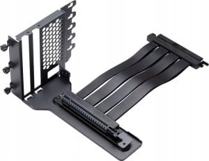 Phanteks PHANTEKS Vertical GPU Bracket II + PCI-E 4.0 x16 riser ribbon cable, 22 cm - black 1