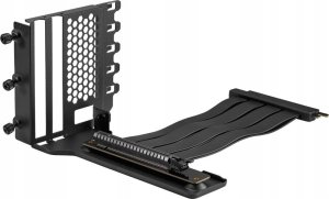Phanteks PHANTEKS Vertical GPU Bracket II + PCI-E 4.0 x16 riser ribbon cable, 22 cm - black 2