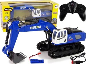 LeanToys Koparka gąsienicowa R/C niebieska 1