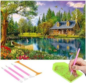 Springos Haft diamentowy akcesoria 22 szt. zestaw do diamond painting UNIWERSALNY 14