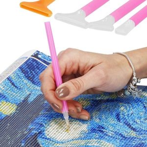 Springos Haft diamentowy akcesoria 22 szt. zestaw do diamond painting UNIWERSALNY 15