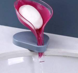 Gold Start Mydelniczka ze zlewką na gąbki druciaki, Kolor: Czerwony 4