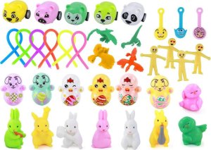 LeanToys Jajko Niespodzianka Pisanki Wielkanocne Zabawki Squishy 36szt. 3