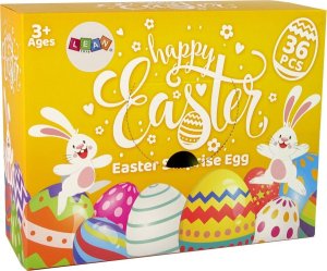 LeanToys Jajko Niespodzianka Pisanki Wielkanocne Zabawki Squishy 36szt. 5