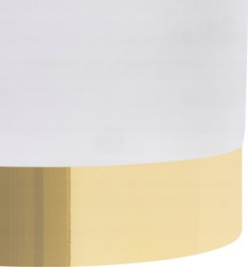 Beliani Puf welurowy ⌀ 39 cm biały SOPHIA 4