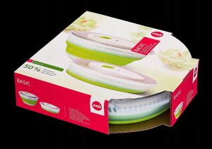 Jata BASIC składana wirówka do sałaty, miska (zielona/przezroczysta) 3