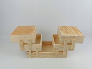 Jata BASIC składana wirówka do sałaty, miska (zielona/przezroczysta) 6