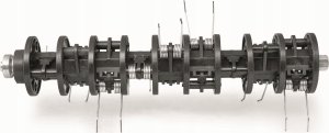 Wolf-Garten WOLF-Garten Replacement aerator roller WAS3803 KPL, 35/38cm, spare part (for scarifier) 2