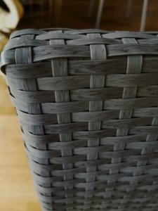 kontrast Zestaw mebli ogrodowych technorattan narożnik + 2x stół SPARGI czarny 2