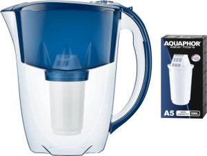 Dzbanek filtrujący Aquaphor Aquaphor Prestige 2,8L Niebieski dzbanek filtrujący z wkładem A5 1