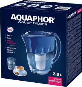 Dzbanek filtrujący Aquaphor Aquaphor Prestige 2,8L Niebieski dzbanek filtrujący z wkładem A5 7