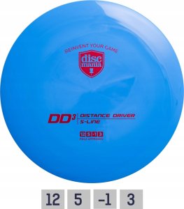 Discmania Discgolf DISCMANIA  Distance Driver S-LINE DD3 blue 12/5/-1/3 1