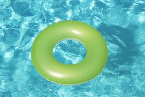 Bestway Kółko dla dzieci do pływania Neon Zielony BESTWAY 76cm 3