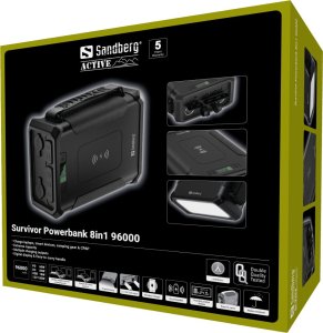 Powerbank Sandberg Survivor Powerbank 8in1 96000 11
