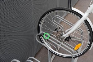 Dunlop ZAPIĘCIE ROWEROWE DUNLOP SPIRALNE NA KLUCZ 0,6x90CM ZIELONY 4